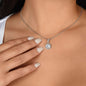 Gift for Wife – “I Love You More Than Words Can Show” Eternal Hope Necklace