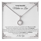 Gift for Mother in Law "I'm so lucky to have you in my life..." Eternal Hope Necklace