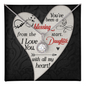 Gift for Daughter – “You've Been a Blessing from the Start” Eternal Hope Necklace