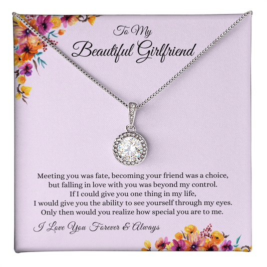 Gift for Girlfriend "Falling in Love with You" Eternal Hope Necklace