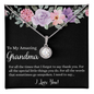 Gift for Grandmother "For all the times that I forgot to say thank you..." Eternal Hope Necklace