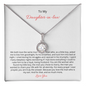 Gift for Daughter-in-Law "We Both Love the Same Man" Eternal Hope Necklace