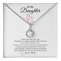 Gift for Daughter "Never Forget That I Love You" Eternal Hope Necklace