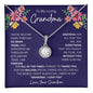 Gift for Grandmother "For the million special things you do..." Eternal Hope Necklace