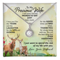 Gift for Wife – “ I just want to spend the rest of my life with you” Eternal Hope Necklace