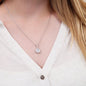 Gift for Girlfriend – “Forever Together Till the End” Eternal Hope Necklace