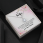 Gift for Wife – “You Don't Cross My Mind, You Live in It” Eternal Hope Necklace
