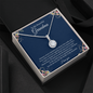 Gift for Grandmother "Distance never separates two hearts that really care..." Eternal Hope Necklace