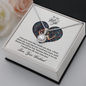Gift for Wife – “I Love You More Than Words Can Show” Eternal Hope Necklace
