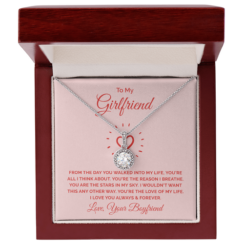 Gift for Girlfriend – “You're the Love of My Life” Eternal Hope Necklace