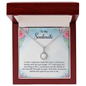 Gift for Soulmate – “I'd Find You Sooner and Love You Longer” Eternal Hope Necklace