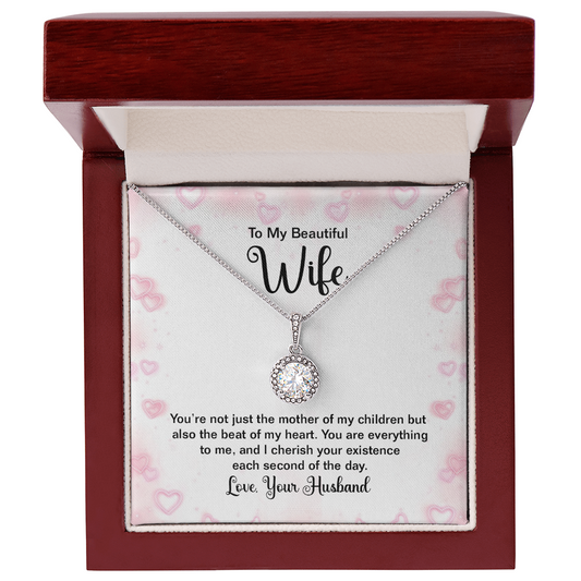 Gift for Wife – “You're the Beat of My Heart” Eternal Hope Necklace