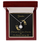 Gift for Grandmother "I know you love me since I was born..." Eternal Hope Necklace