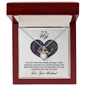Gift for Wife – “I Love You More Than Words Can Show” Eternal Hope Necklace