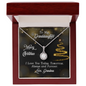 Gift for Granddaughter (from Grandma) – “I Love You Today, Tomorrow & Forever” Eternal Hope Necklace
