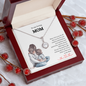 Gift for Mom "I'm so lucky to have you as my Mom..." Eternal Hope Necklace