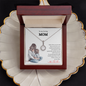 Gift for Mom "I'm so lucky to have you as my Mom..." Eternal Hope Necklace