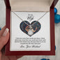 Gift for Wife – “I Love You More Than Words Can Show” Eternal Hope Necklace