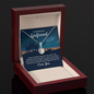 Gift for Girlfriend – “Forever Together Till the End” Eternal Hope Necklace