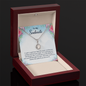 Gift for Soulmate – “I'd Find You Sooner and Love You Longer” Eternal Hope Necklace