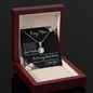 Gift for Mom – “Forever in My Heart” Eternal Hope Necklace