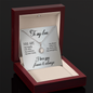 Gift for My Love | Eternal Hope Necklace with Message Card