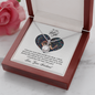 Gift for Wife – “I Love You More Than Words Can Show” Eternal Hope Necklace