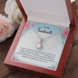 Gift for Soulmate – “I'd Find You Sooner and Love You Longer” Eternal Hope Necklace