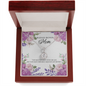 Gift for Mother-in-Law – “You Made My Life Better” Eternal Hope Necklace
