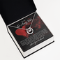 Gift for Wife – “My Far Away Wife” Lucky In Love Necklace