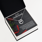 Gift for Girlfriend – “ I had found the sense of my life when I met you” Lucky In Love Necklace