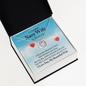 Gift for Wife – “Best Navy Wife in the World” Lucky In Love Necklace