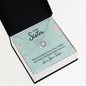 Gift for Sister (from Sister) – “No Better Friend Than You” Lucky In Love Necklace