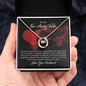 Gift for Wife – “My Far Away Wife” Lucky In Love Necklace