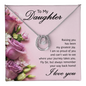 Gift for Daughter – “Fly Far, But Always Come Home” Lucky In Love Necklace