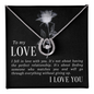 Gift for Girlfriend – “I Fell In Love With You” Lucky In Love Necklace