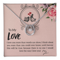 Gift for Love – “No One I Could Ever Love Like You” Lucky In Love Necklace