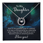Gift for Daughter – “You're My Greatest Joy” Lucky In Love Necklace