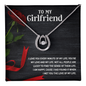 Gift for Girlfriend – “ I had found the sense of my life when I met you” Lucky In Love Necklace