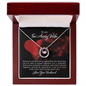Gift for Wife – “My Far Away Wife” Lucky In Love Necklace