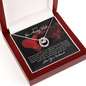 Gift for Wife – “My Far Away Wife” Lucky In Love Necklace