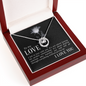 Gift for Girlfriend – “I Fell In Love With You” Lucky In Love Necklace