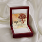 Gift for Wife – “A Prudent Wife Is From the Lord” Lucky In Love Necklace