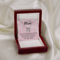 Gift for Mom (from Son) – “Greatest Mom in the World” Lucky In Love Necklace