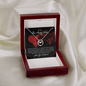 Gift for Wife – “My Far Away Wife” Lucky In Love Necklace