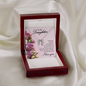 Gift for Daughter – “Fly Far, But Always Come Home” Lucky In Love Necklace