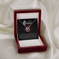 Gift for Wife – “My Beautiful Queen” Lucky In Love Necklace