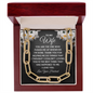 You Lift Me Higher -  CZ Paperclip Chain