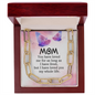 Gift for Mom – “I Have Loved You My Whole Life” CZ Paperclip Chain