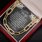 You Lift Me Higher -  CZ Paperclip Chain
